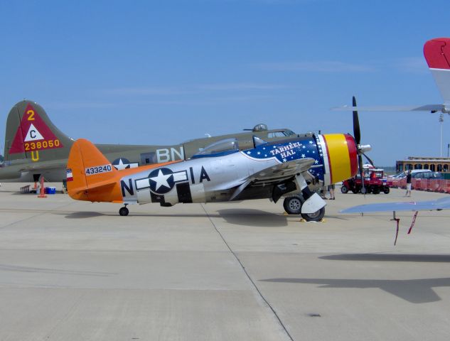 REPUBLIC Thunderbolt (N4747P) - At Barksdale Air Force Base.