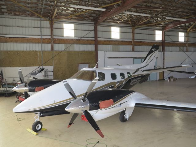 Beechcraft Duke (N20CG) - A Duke equipped with a propeller turbine!