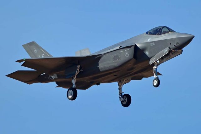 Lockheed F-35C (13-5068) - F-35A 13-5068 of the 62nd Fighter Squadron Spikes at Luke Air Force Base on January 31, 2018.