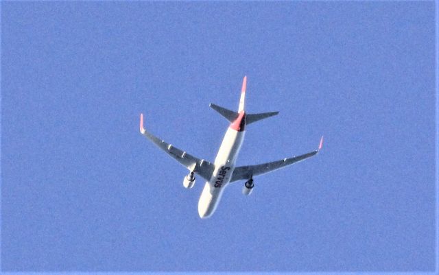 OL-LAY — - OL-LAY BOEING 767-300ER  AUSTRIAN AIR LINES Vol AVA474 survolant le fleuve St-Laurent à Lavaltrie QC. le 15-08-2022 à 19:19