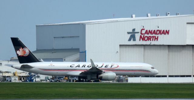 Boeing 757-200 (C-GCJS) - Shown here is a 2000 Cargojet Boeing 757-2G5 (PCF) in the Spring of 2024.