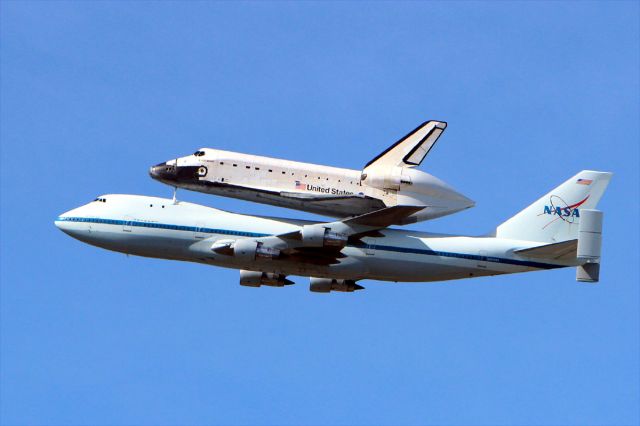 N905NA — - Endeavour Flyover NASA/Ames Moffett Field 9/21/2012.