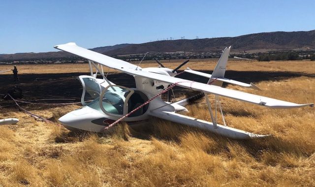 EDRA Super Petrel (N632MM) - Aircraft Forced Landing in field JEO 70th Street West, JNO West Avenue L In Lancaster, CA.