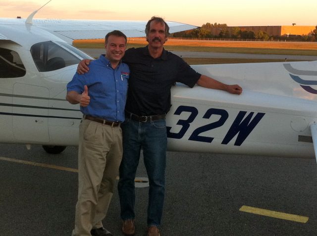 Cessna Skyhawk (N2132W) - Mike Marien "Private Pilot"  With Flight Instructor  Kelly Chandler!!!