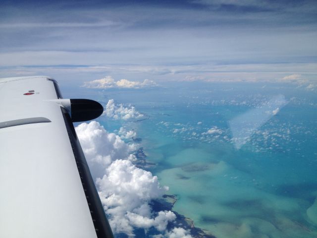 Socata TBM-700 (N700MV) - Over Cuba enroute from Grand Cayman to Ft. Pierce, FL @ FL260.