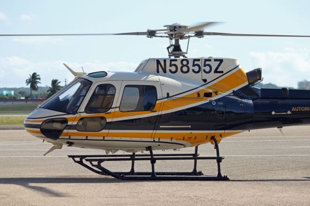 Eurocopter AS-350 AStar (N5855Z) - Astar ready to go. It belongs to PR Electric Power Authority