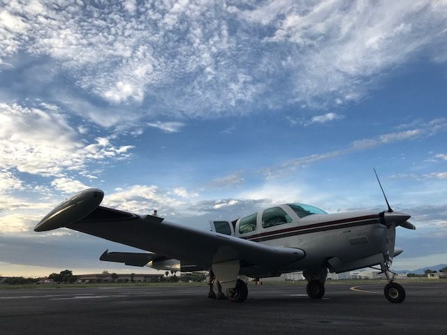 Beechcraft Bonanza (36) (N1116A) - At the FBO at KTUS