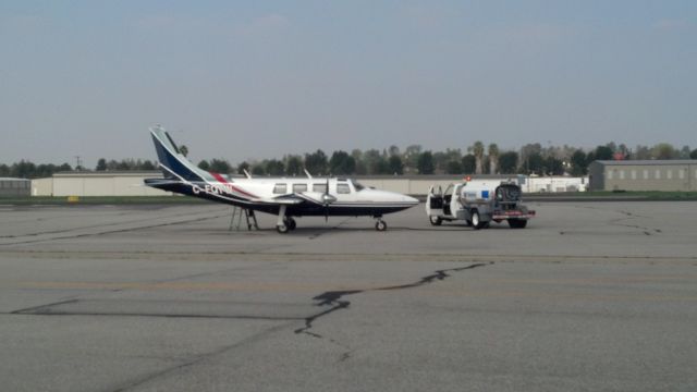 Piper Aerostar (C-FQYW) - Welcome to Fullerton Municipal Airport