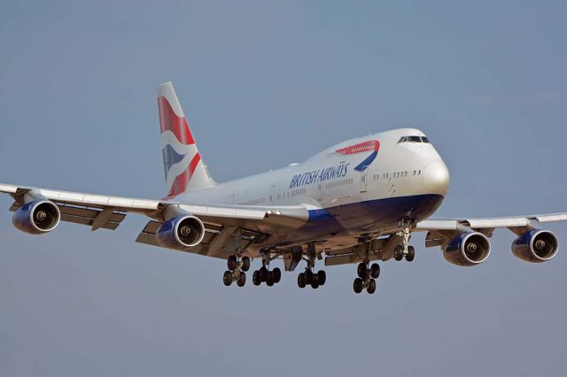 Boeing 747-400 (G-BYGE) - British Airways Boeing 747-436 G-BYGE at Phoenix Sky Harbor on August 8, 2018.