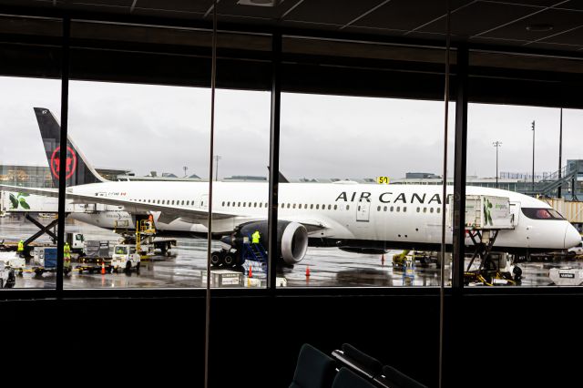 Boeing 787-9 Dreamliner (C-FVNB) - Domestic terminal views.