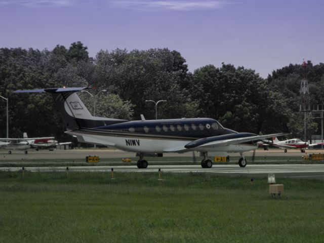 Beechcraft Super King Air 350 (N1WV) - Making a stop over in the Spring of 2012 this Twin Engine Aircraft from the Wild and Wonderful State of West Virginia is about to head up to those Country Roads of the skies.