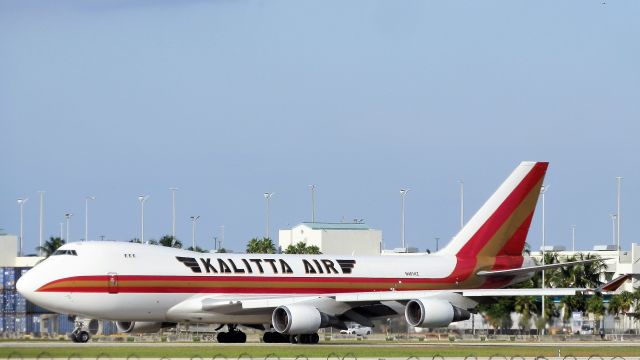 Boeing 747-400 (N401KZ) - A Kalitta Pratt & Whitney 4000 B747-400F