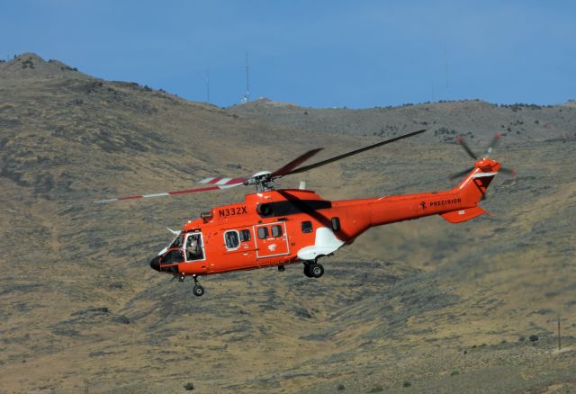 TUSAS Cougar (N332X) - Heading down two-seven at Carson City airport.
