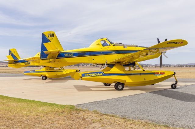 Air Tractor AT-802 (VH-XAT) - Kennedy Aviation (VH-XAT) Air Tractor AT802F Fire Boss at Wagga Wagga Airport.