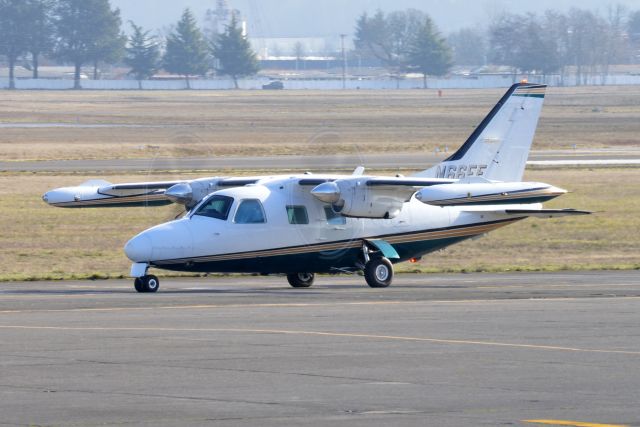 Mitsubishi MU-2 (N66FF) - Taxiing in after arriving from Denver-Centennial (KAPA/APA). My first time seeing a Mitsubishi MU-2!