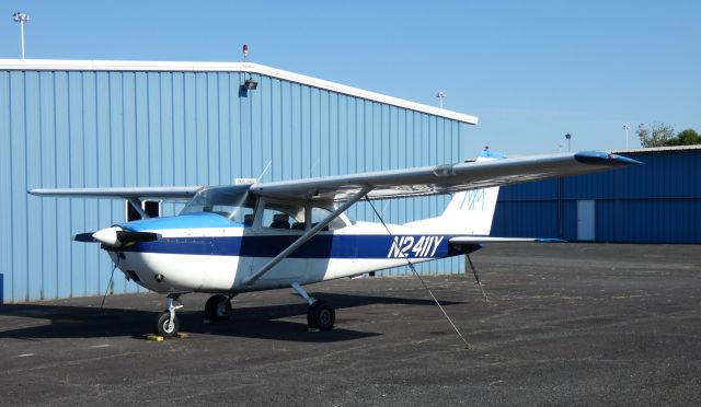 Cessna Skyhawk (N2411Y) - Secured in place is this Cessna Skyhawk in the Autumn of 2018.