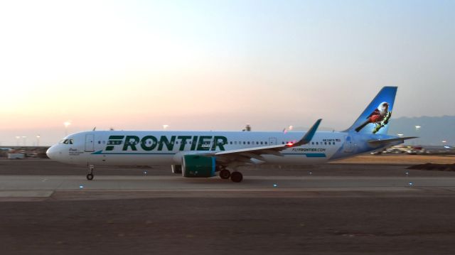 Airbus A321neo (N638FR) - Frontier Airlines Airbus A321-271NX N638FR in Salt Lake City 