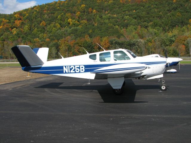 Beechcraft 35 Bonanza (N125B) - Long way from home.