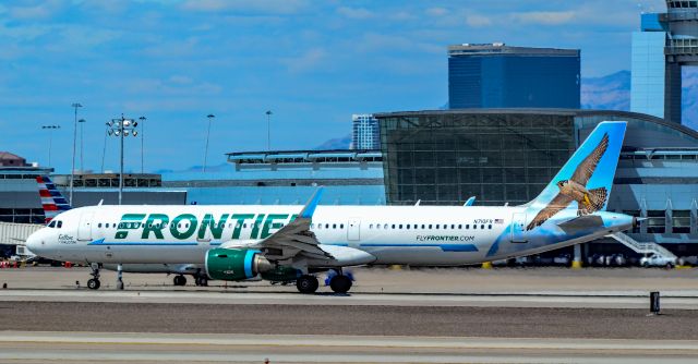 Airbus A321 (N710FR) - N710FR Frontier Airlines Airbus A321-211 s/n 7179 "Fallon The Falcon" - Las Vegas - McCarran International (LAS / KLAS)br /USA - Nevada,  April 5, 2019br /Photo: TDelCoro