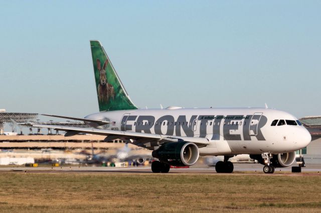 Airbus A318 (N803FR) - "Stu" The Eastern Cottontail (01-02-2010)