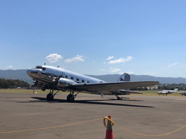 — — - Douglas Corp DC3 VH-AES at HARS Museum Wollongong Australia