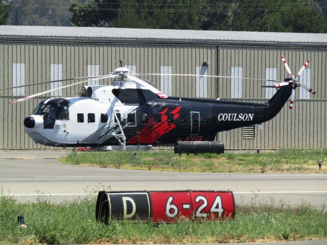 Sikorsky Sea King (N261CG) - On the ramp