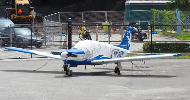 Piper Cherokee Arrow (N104ER) - No longer flying, used by AMS.