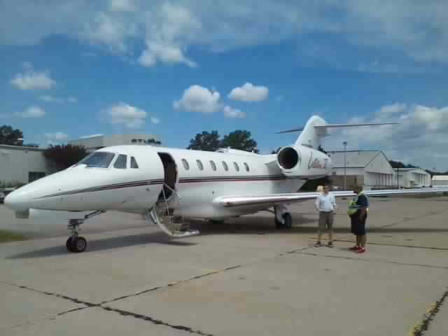 Cessna Citation X (EJA998) - N998QS in Newport News, VA (KPHF). Very friendly staff at Atlantic Aviation.