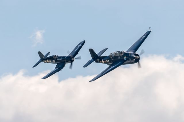 VOUGHT-SIKORSKY V-166 Corsair (N451FG) - WITH N5264V TBM-3