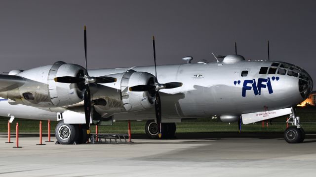 Boeing B-29 Superfortress (N529B) - “FiFi”, the Commemorative Air Force’s 1944 Boeing B-29A Superfortress at KVPZ. 7/13/23.