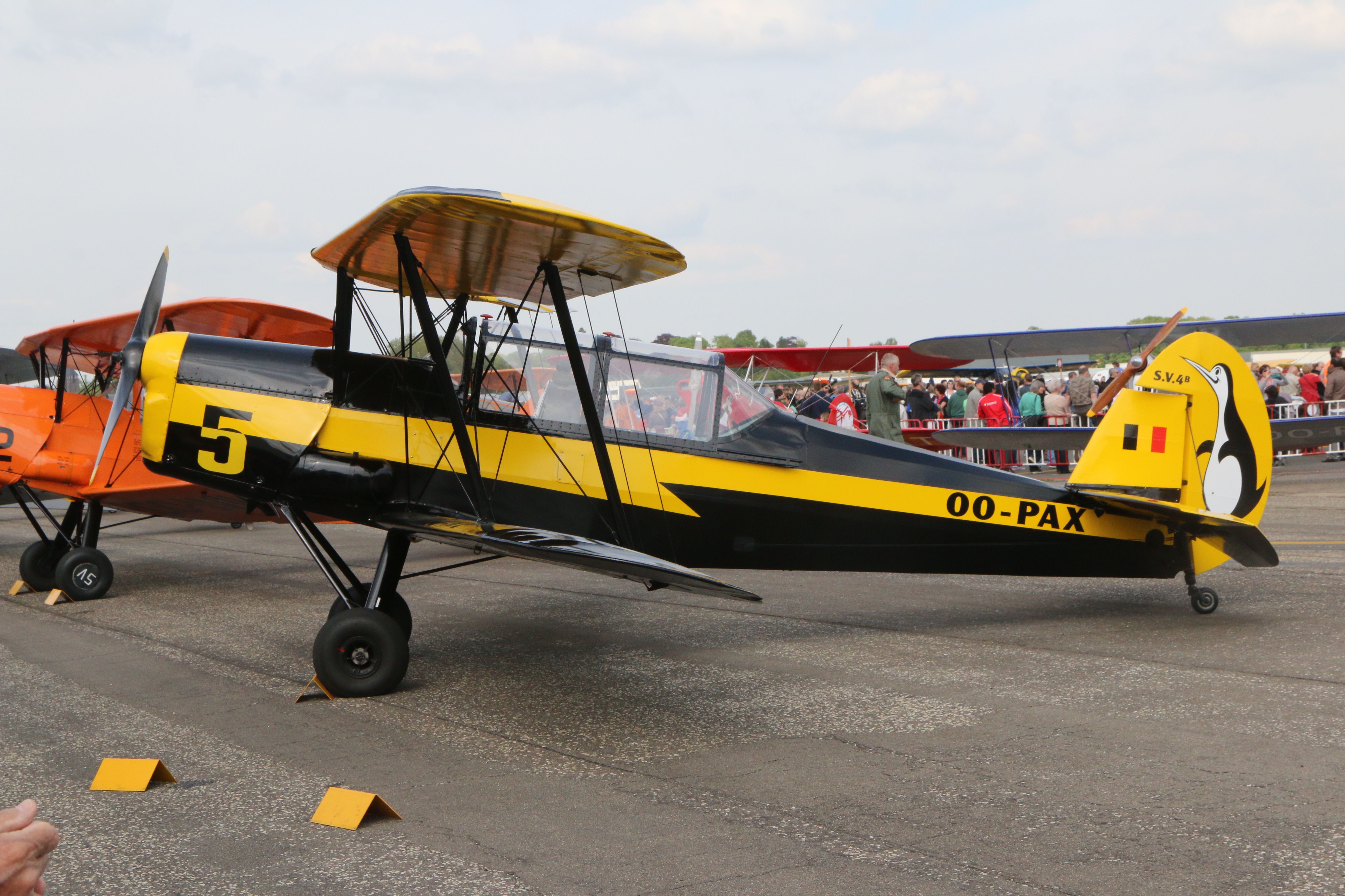 STAMPE SV-4 (OO-PAX) - Stampe fly-in 17-4-2015