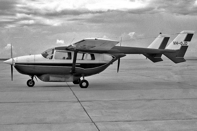 VH-GJD — - CESSNA 337A SUPER SKYMASTER - REG VH-GJD (CN 337A-0519) - ESSENDON MELBOURNE VIC. AUSTRALIA - YMEN 2/3/1977