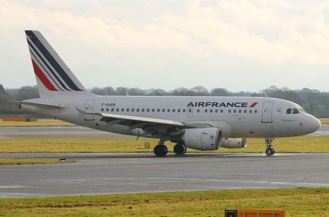 Airbus A318 (F-GUGR) - Manchester 01/02/17