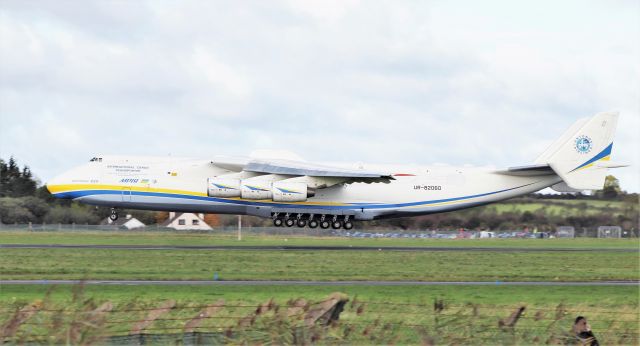 Antonov An-225 Mriya (UR-82060) - an-225 mriya landing at shannon from almaty 2/11/21.