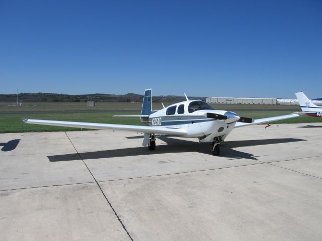 Mooney M-20 (N205KD) - 1987 M20J 205SE in front of the Mooney factory in Kerrville, TX.