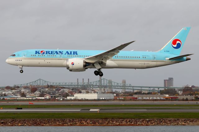 Boeing 787-9 Dreamliner (HL7208) - 'Koreanair 091' arriving from Seoul on 22L