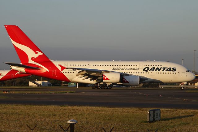 Airbus A380-800 (VH-OQI) - on 1 December 2017