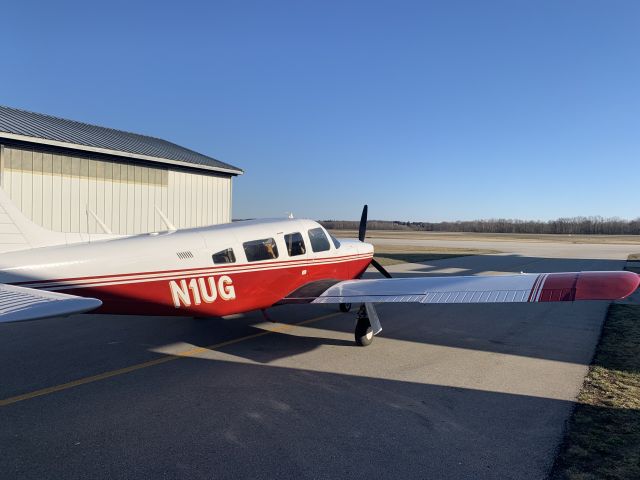 Piper Saratoga (N1UG) - On the ramp at West Bend