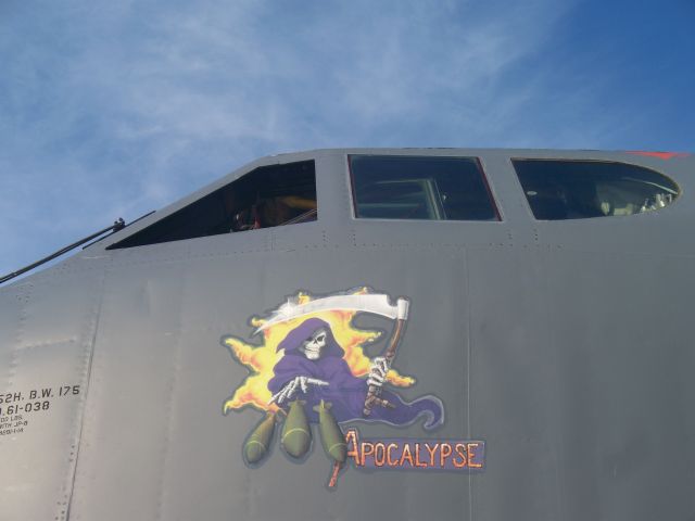 Boeing B-52 Stratofortress — - Nose art on the B-52H.