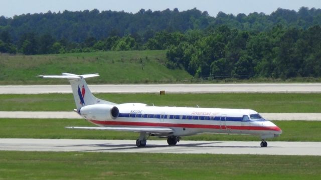 Embraer ERJ-135 (N822AE) - American Eagle 2485 departing to New York JFK at 2:36 P.M.    Taken June 7, 2015.  