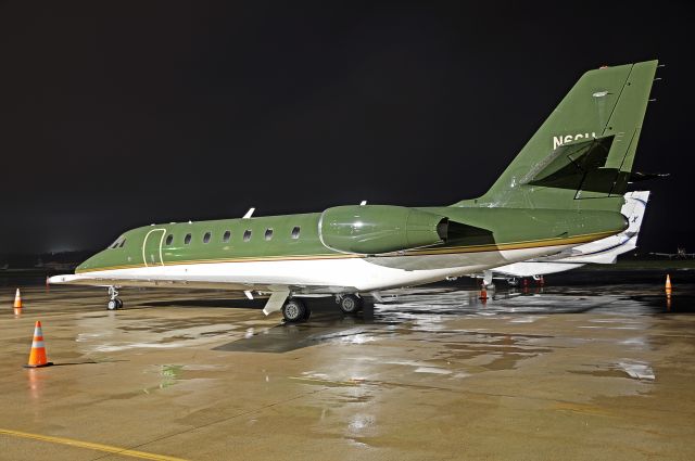 Cessna Citation Sovereign (N6GU) - Seen at KFDK on 4/26/2010.  Harrison Ford arrived at KFDK on this date to speak to the employees of AOPA, based at this airport.