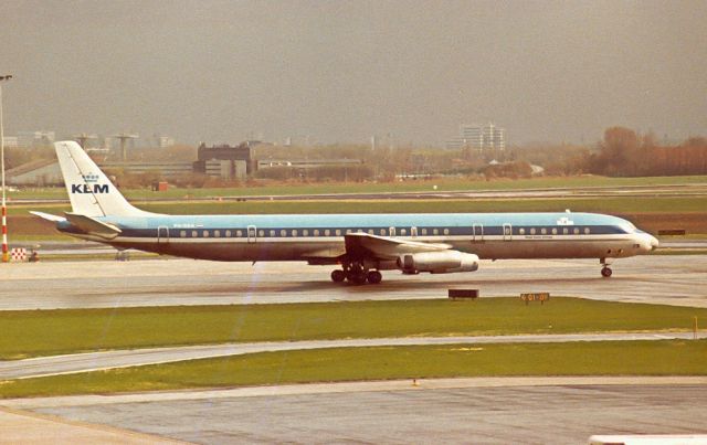 McDonnell Douglas DC-8-60 (PH-DEH) - KLM DC-8-63 cn46075  Vasco da Gama; archief jul82