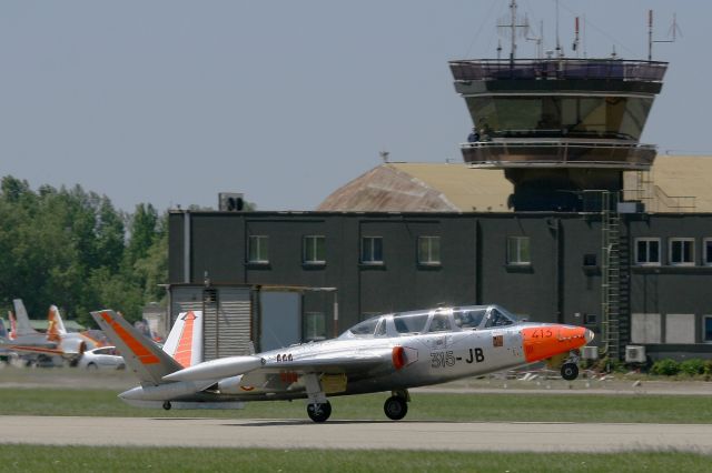 F-AZPZ — - Fouga CM-170 Magister, Take off Rwy 34, Salon De Provence Air Base 701 (LFMY)