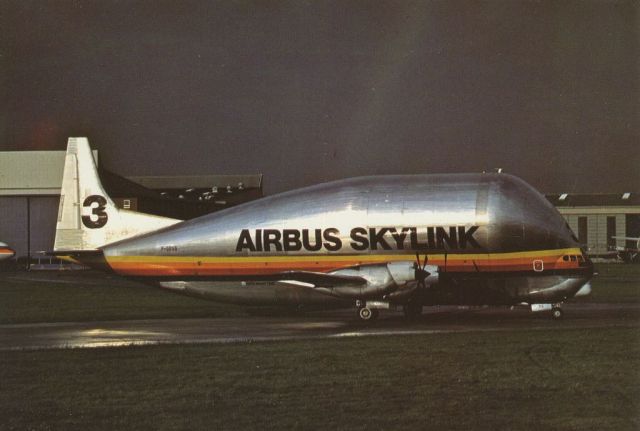 Aero Spacelines Super Guppy (F-GDSG) - scanned from postcard