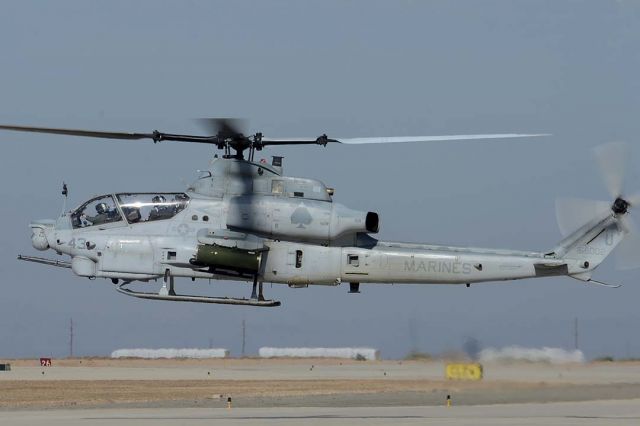 16-8002 — - Bell-Boeing AH-1Z Viper BuNo 168002 of HMLA-267 Stingers at NAF el Centro on February 19, 2015.