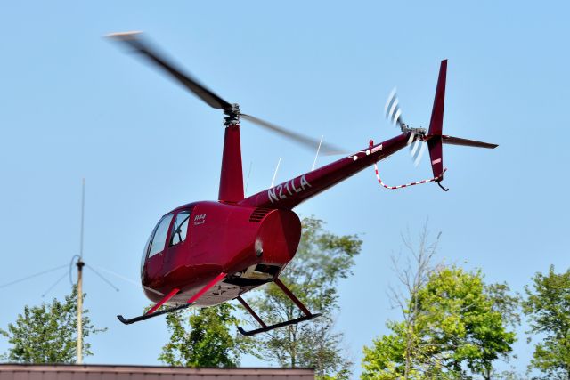 Robinson R-44 (N21LA) - Giving rides for $30 bucks on 08-28-21 Greenwood Airport Open House