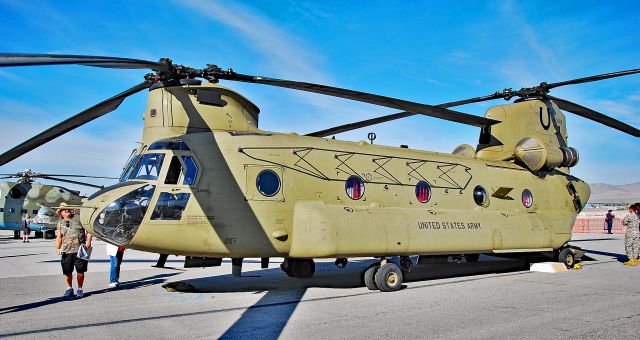 1208108 — - U.S. Army Model CH-47F s/n 12-08108 Chinook Medium Transport Helicopter - Las Vegas - Nellis AFB (LSV / KLSV)br /Aviation Nation 2016 Air Showbr /USA - Nevada, November 12, 2016br /Photo: TDelCoro