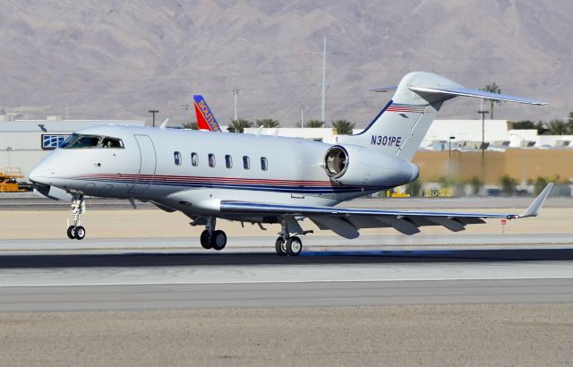 Bombardier Challenger 300 (N301PE) - N301PE Bombardier BD-100-1A10 Challenger 300 s/n  20244 - Las Vegas - McCarran International (LAS / KLAS)br /USA - Nevada, February 27, 2014br /Photo: Tomás Del Coro