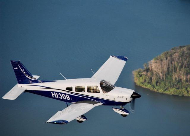 Piper Cherokee (HI309) - over flight hatillo cotui dam dominican republic