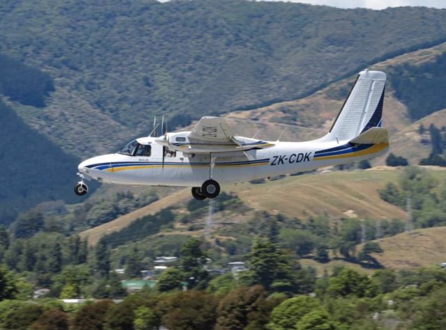 ZK-CDK — - Landing into NZNS Jan 2024